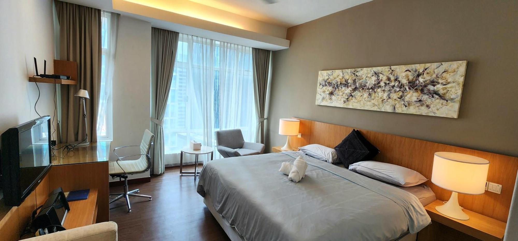 Cozy Super King Bed Studio Walking To Petronas Klcc Kuala Lumpur Luaran gambar